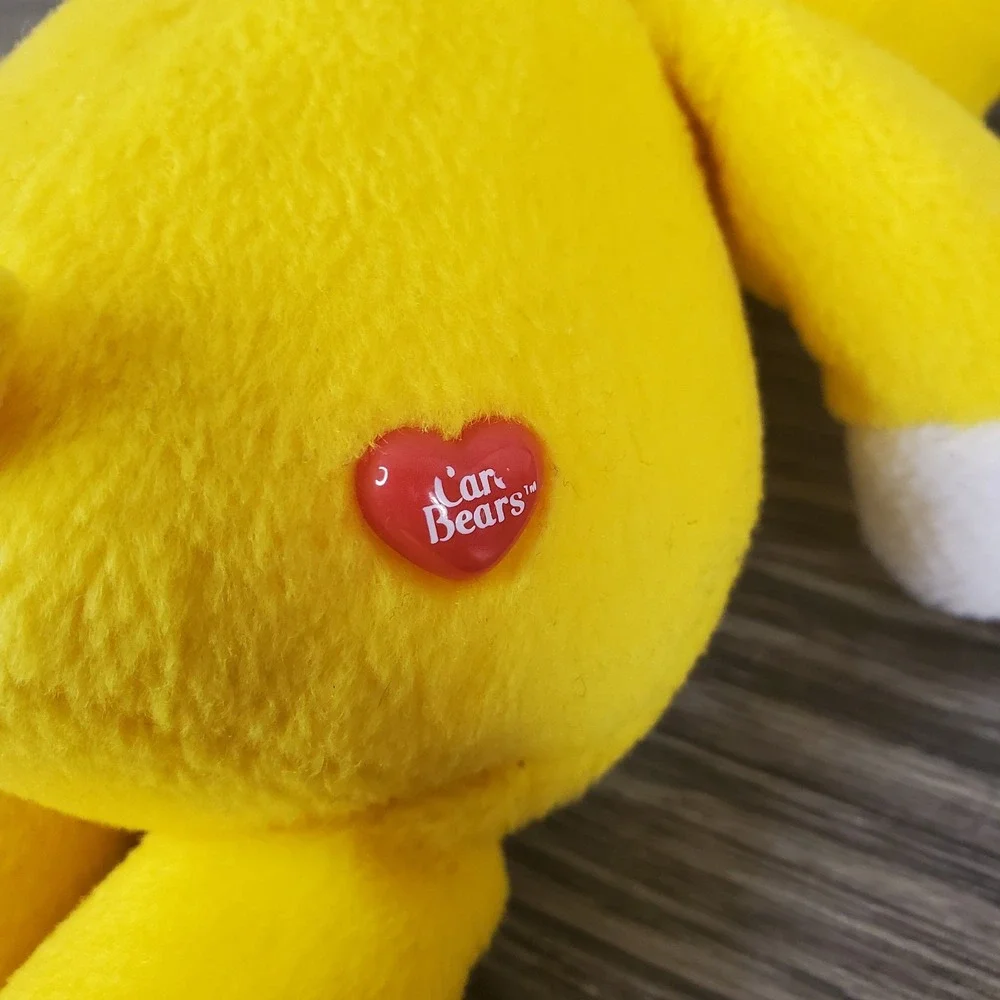 Vintage CARE BEARS 2002 Yellow Sun FUNSHINE Plush 8